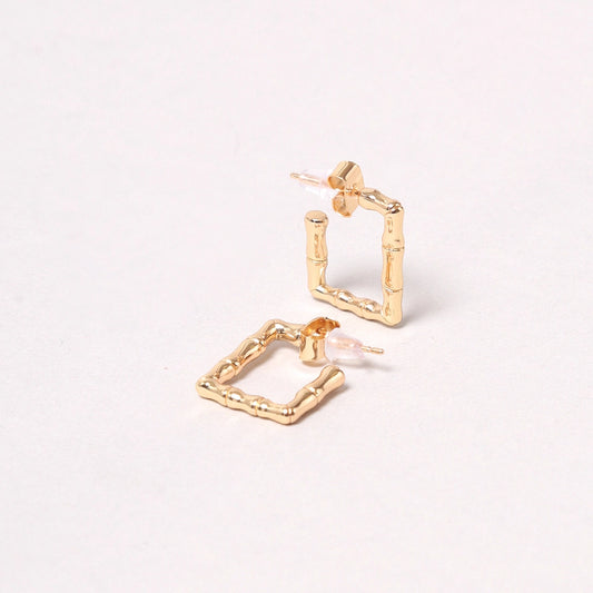 Bamboo Squared Earrings